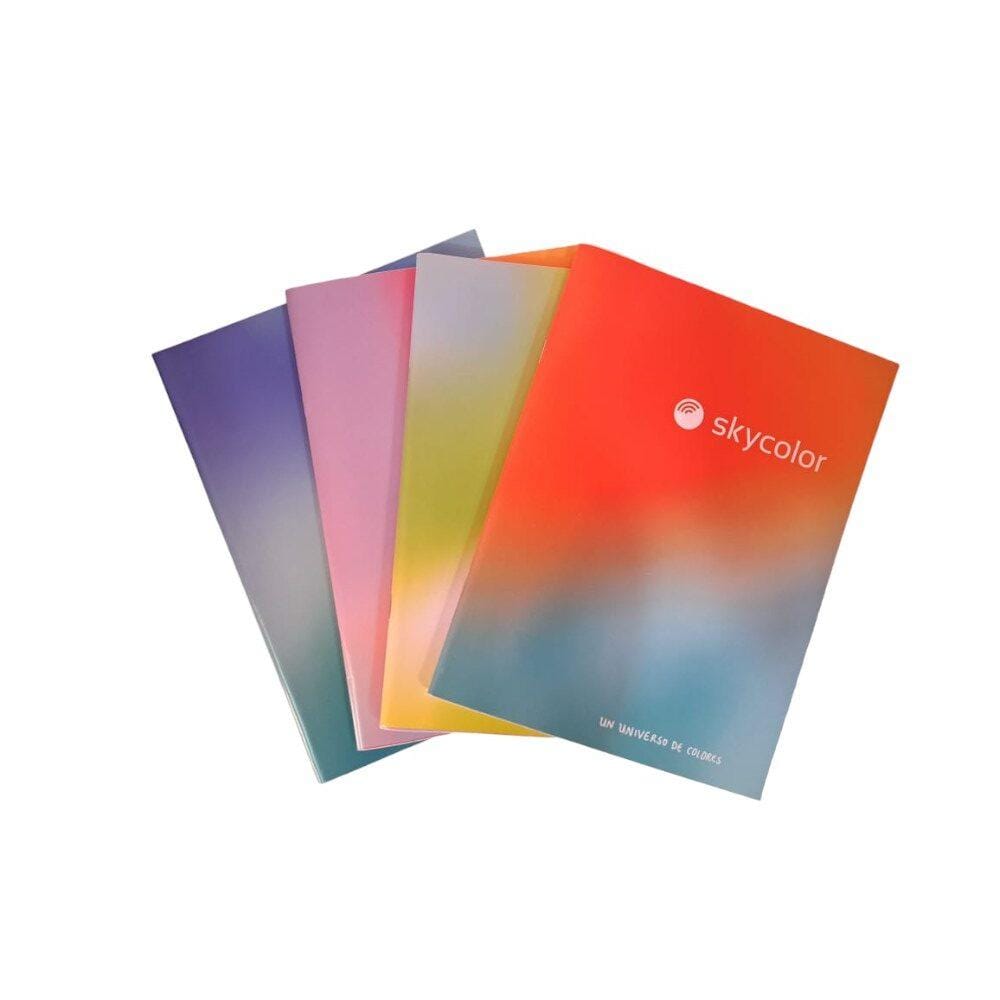 Cuaderno Sky Color tapa blanda 24 hojas rayado