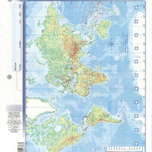 Mapa N°3 Físico-Político Rivadavia Planisferio