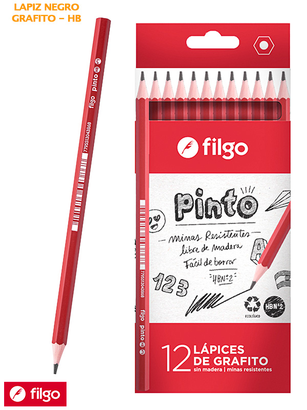 Lápiz negro Filgo Pinto HB