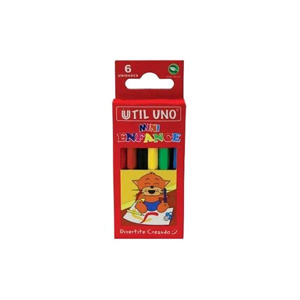 Lápices de colores Útil Uno Mini Enfance x6