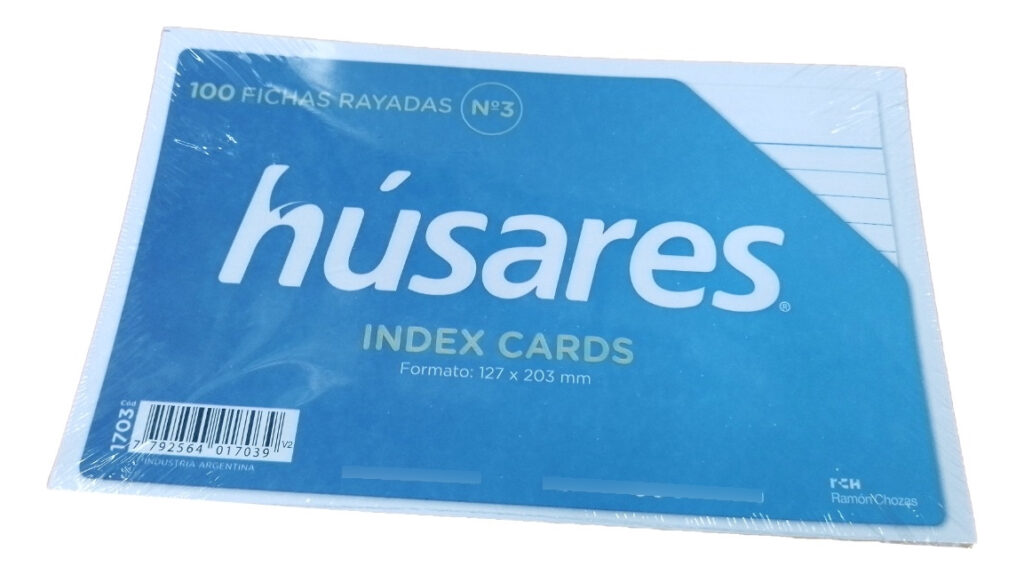 Fichas Húsares N°3 rayadas