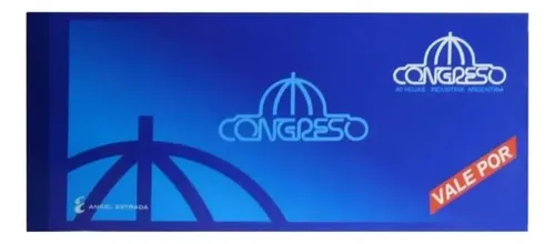 Talonario Congreso Vale por chico