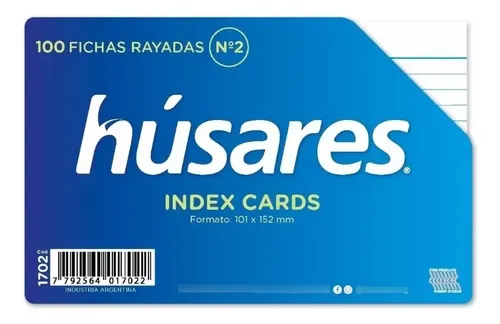 Fichas Húsares N°2 rayadas