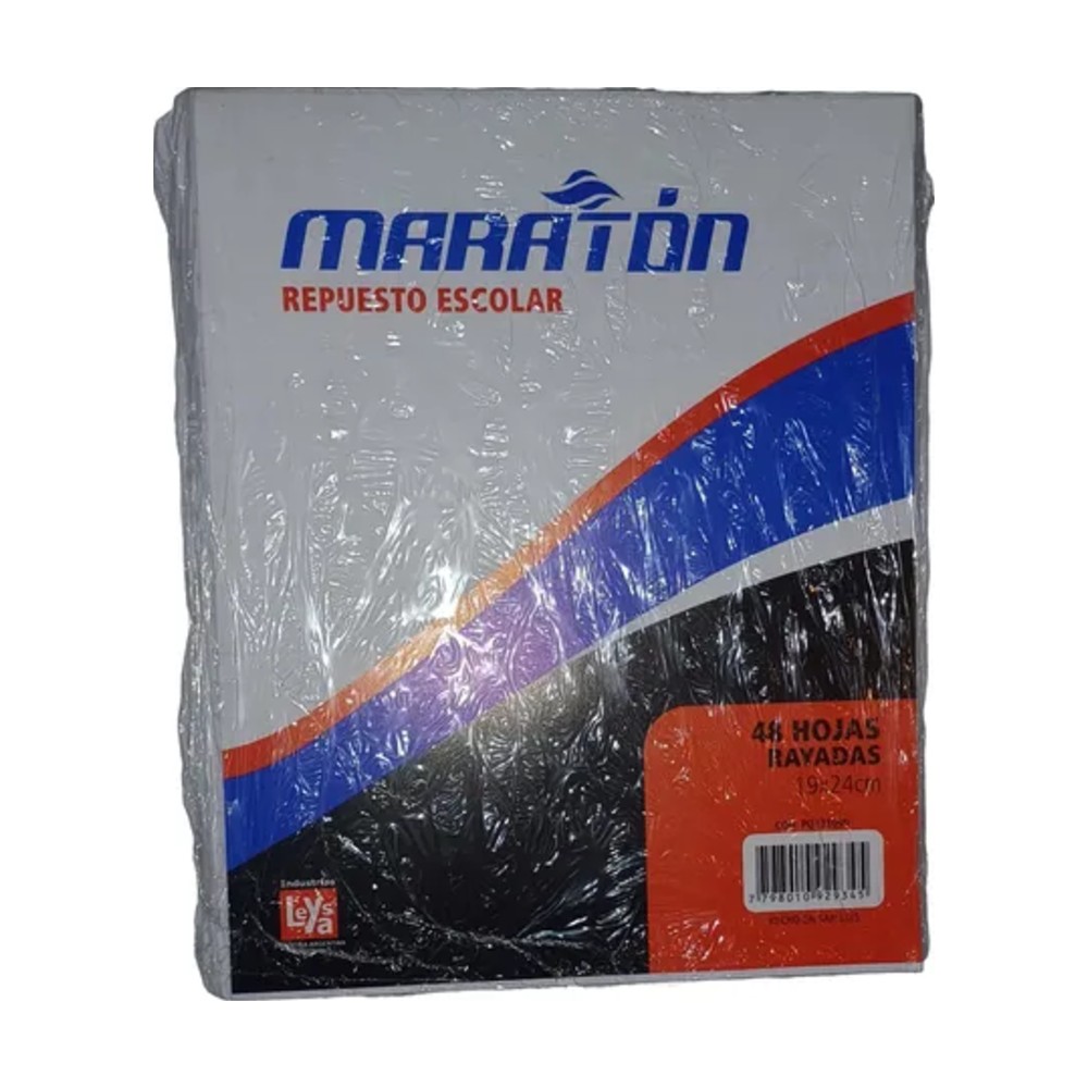 Cuaderno Maratón rayado 48 hojas