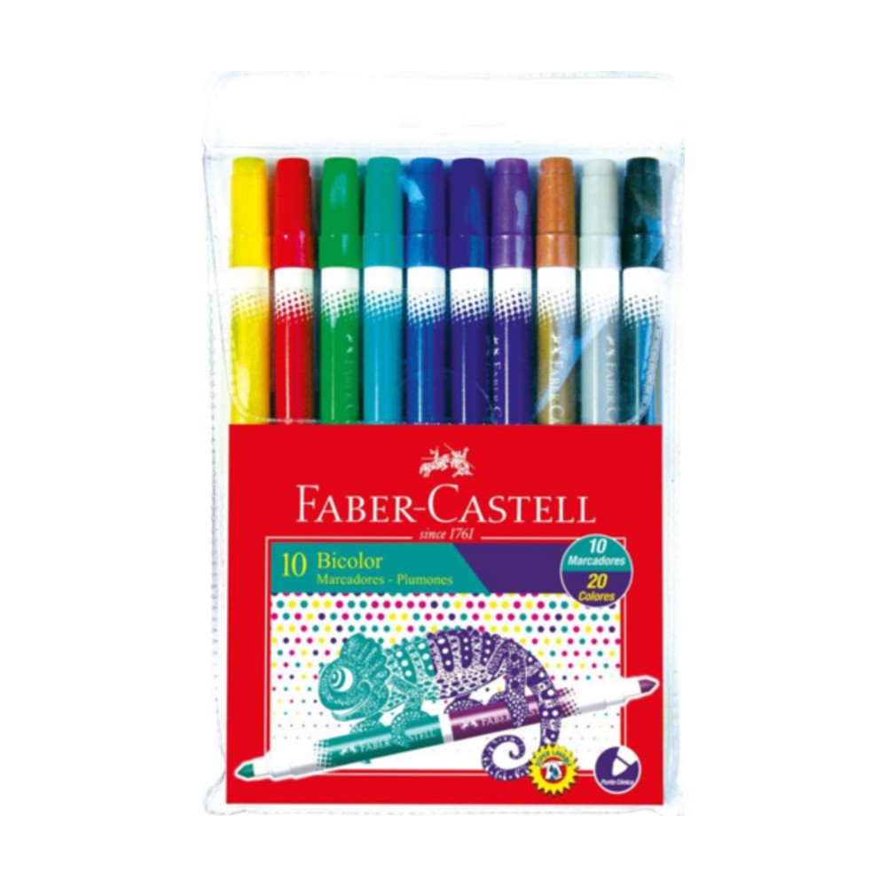 Plumones Faber-Castell x10