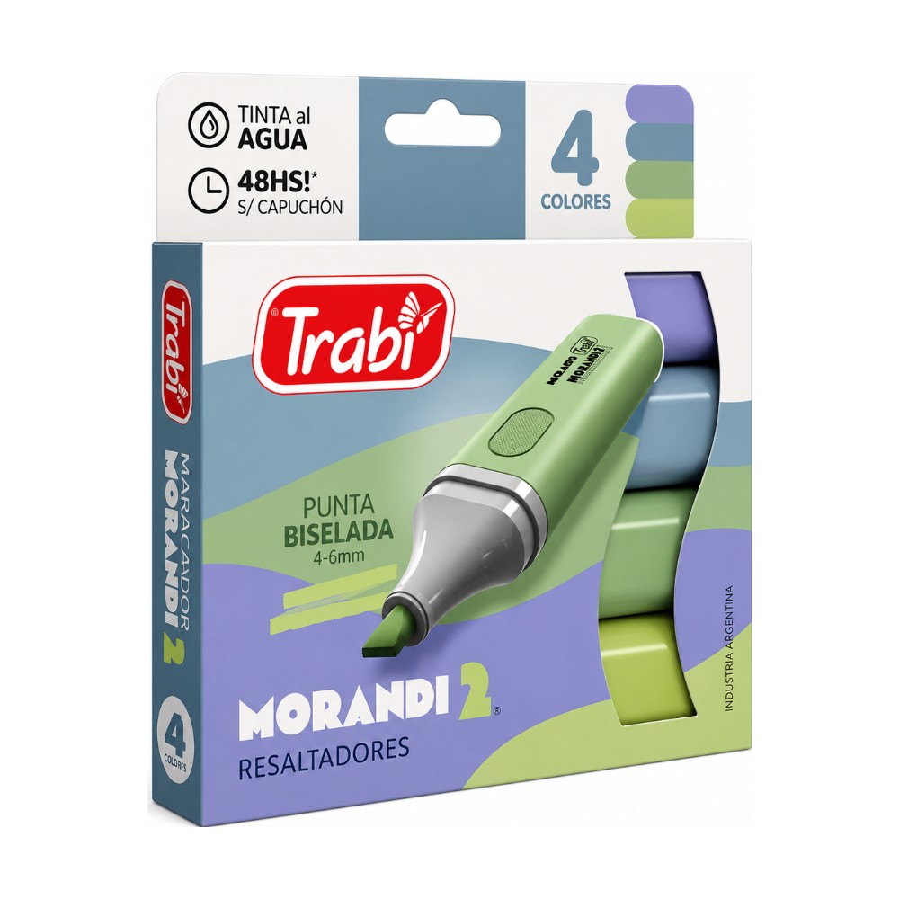 Resaltadores Trabi Morandi x4