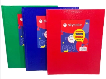 Cuaderno Sky Color tapa dura 84 hojas